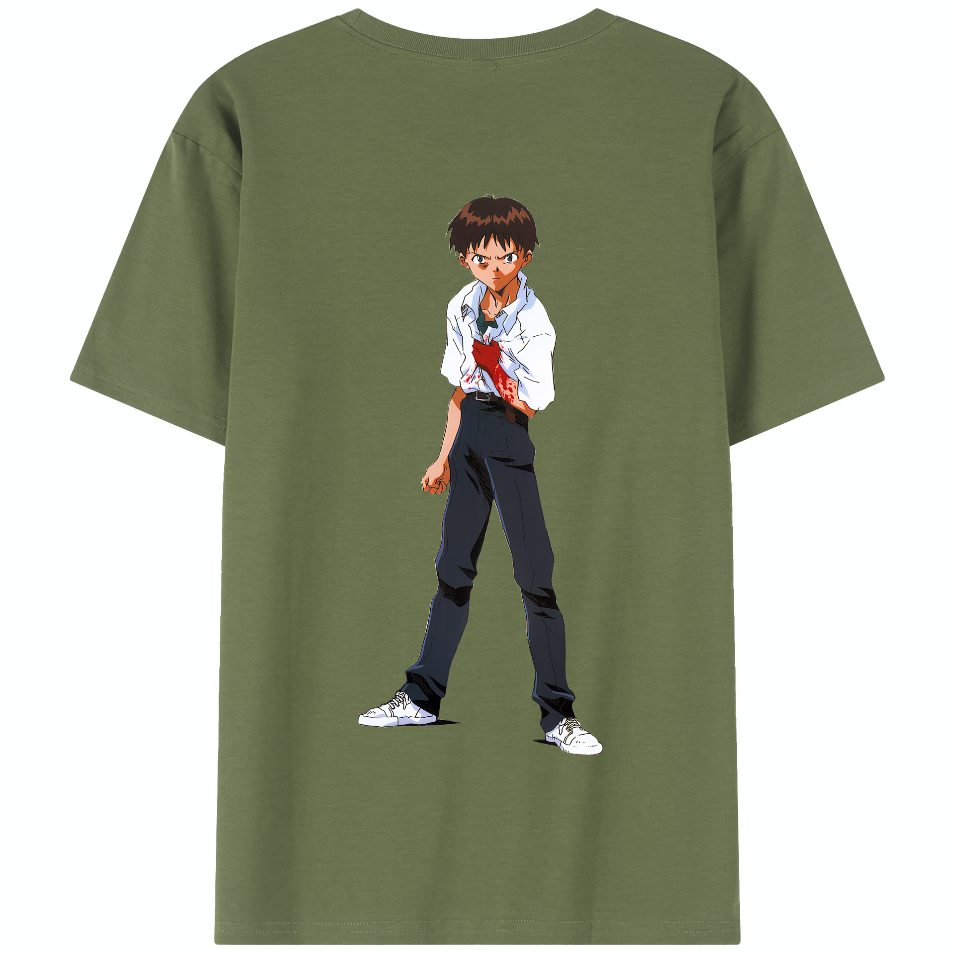 （画像用） EVA 新世紀エヴァンゲリオン 綿100％半袖Tシャツ（背面プリント）